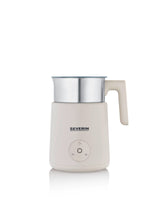 Severin SPUMA Lite Induction Milk Frother in beige and stainless steel design