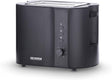 SEVERIN Automatic Toaster in matte black with bun attachment and two toast slots