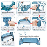 Growthpic Toddler Potty Training Seat With Step Stool Ladder - Adjustable & Foldable