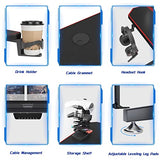 Sogesfurniture Gaming Desk Ergonomic Pc Gaming Desk With Large Mouse Pad
