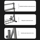 NOALED Multi-Layer Metal Dumbbell Rack - A-Frame Design