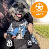 Jjw Non Slip Football Socks For Dogs Xl - Adjustable Straps For All Breeds