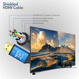 Betron Hdmi Cable 6.5Ft - 4K 60Hz, Compatible With Ps5, Xbox, And More