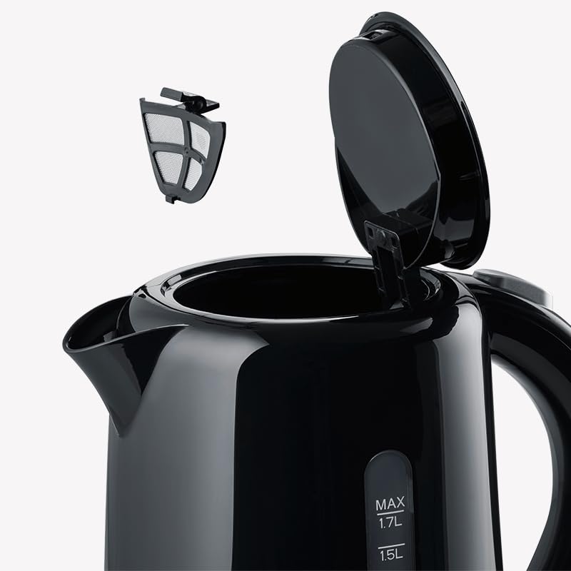Severin Kettle 1.7 L - Compact Electric Kettle With Anti-Limescale Filter