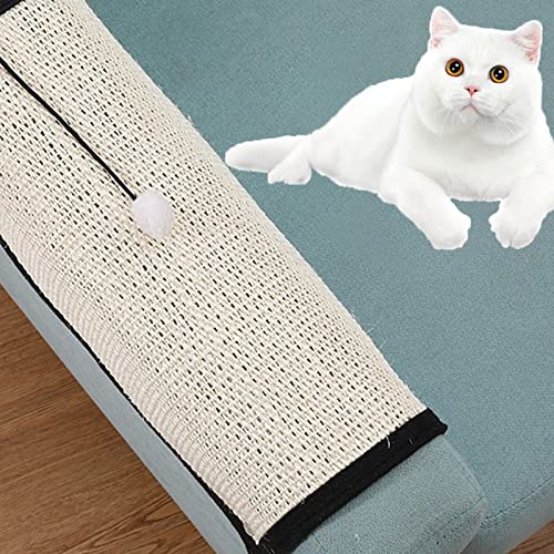 Wxoieod Cat Scratcher Mat - Natural Sisal - Multi-Use & Durable