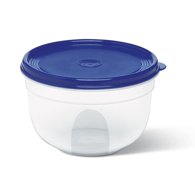 Emsa SUPERLINE 1.25L Food Storage Bowl in Transparent Blue with soft lid