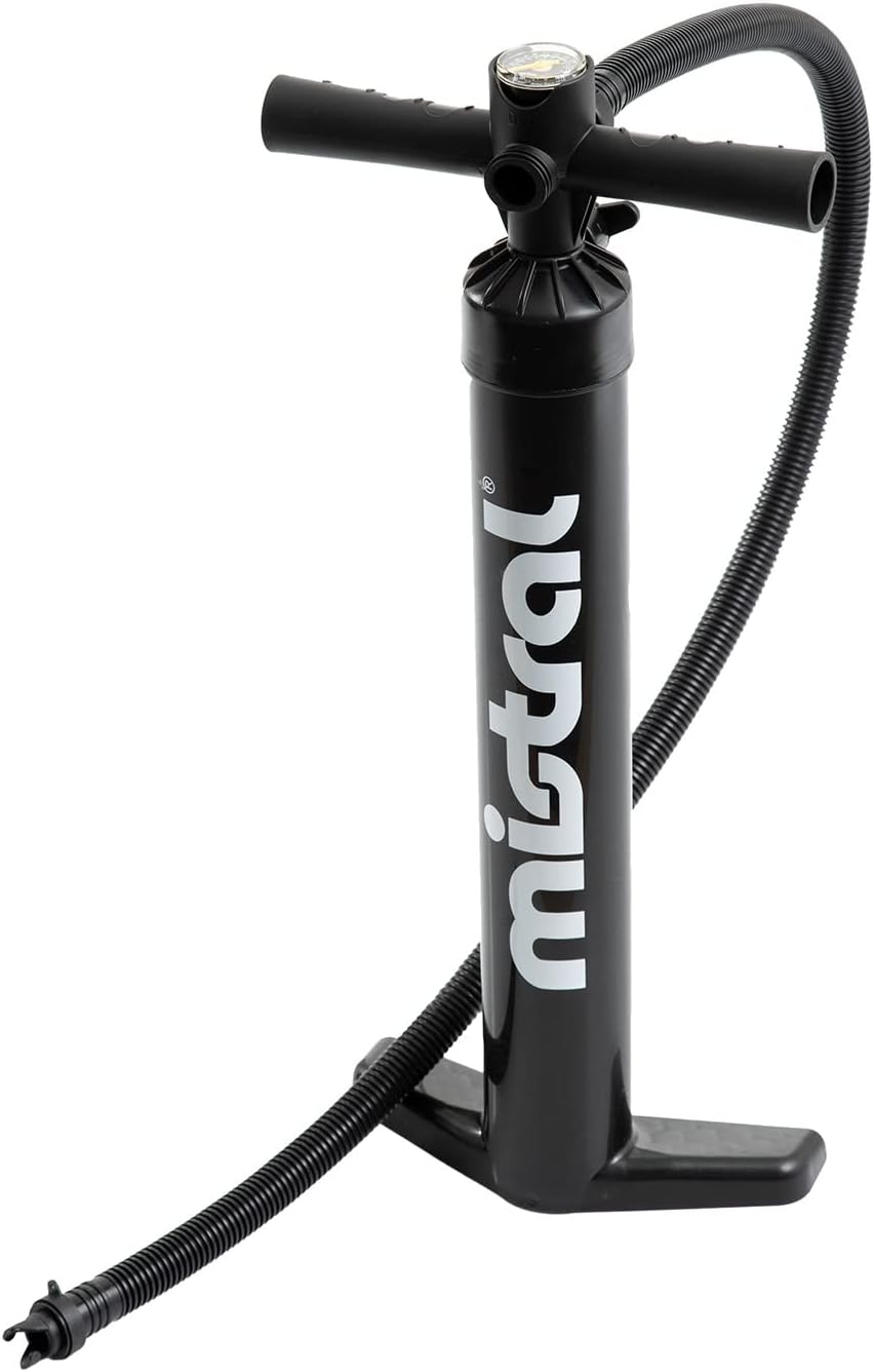 Mistral Double Action Pump - for Inflatable SUPs with gauge
