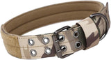 DaiHan Tactical Military Dog Collar - Adjustable Nylon Double D-Ring