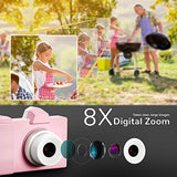 Ohuhu Girls Camera Toy With 16Gb Sd Card - 18Mp Hd Fun