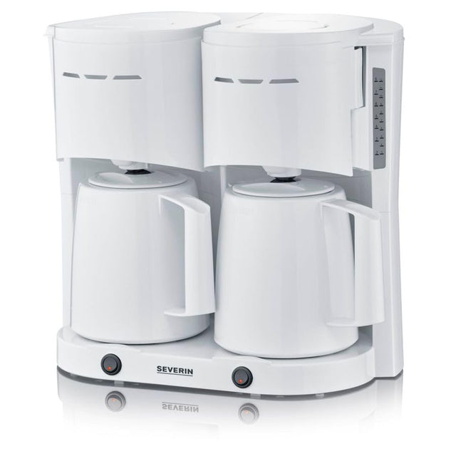 Severin KA 9314 Drip Coffee Maker in white with a 1L capacity