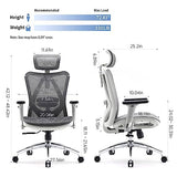 Sihoo M57-M114 Ergonomic Mesh Office Chair With Adjustable Lumbar Support