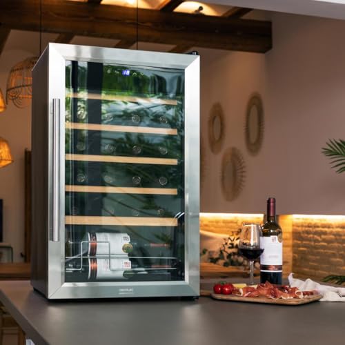 Cecotec Bolero Grandsommelier Wine Cellar - 24 Bottles With Adjustable Temperature