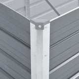 vidaXL Galvanised Steel Garden Planter, 100x40x45cm