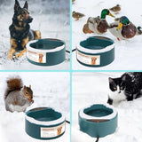 Petleso Heated Dog Water Bowl - Outdoor Use For All Pets