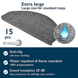 Beautissu Anti Slip Stair Carpet Treads - Safety & Noise Reduction