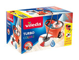Vileda Turbo Easywring & Clean Set - Mop & Bucket With Power Spinner