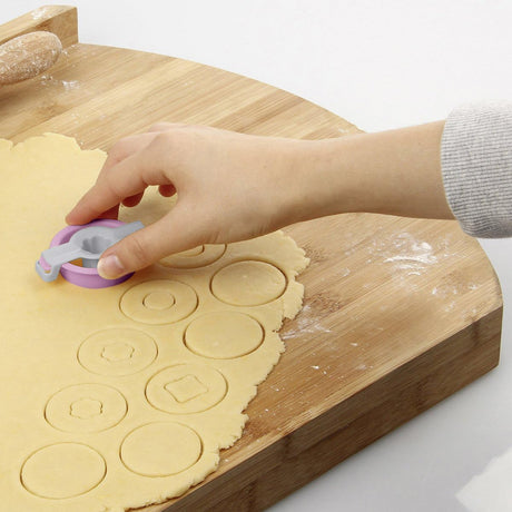 Zenker Linzer Cookie Cutter Set - 6.5x5cm Pink Plastic