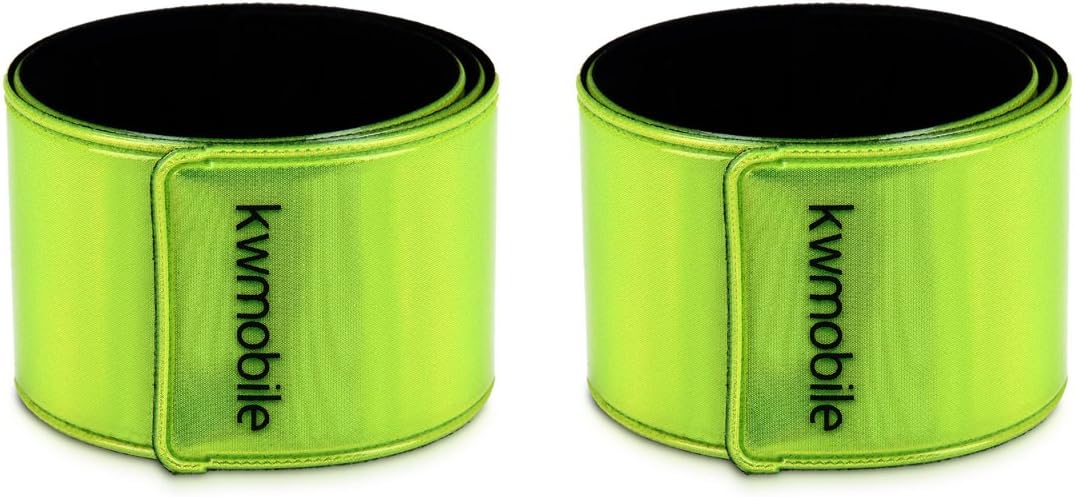 kwmobile 3-in-1 Reflective Safety Vest Set - High-Visibility Yellow