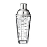 Vdaxvme Cocktail Shaker with Measurement Scale, 400ml Capacity