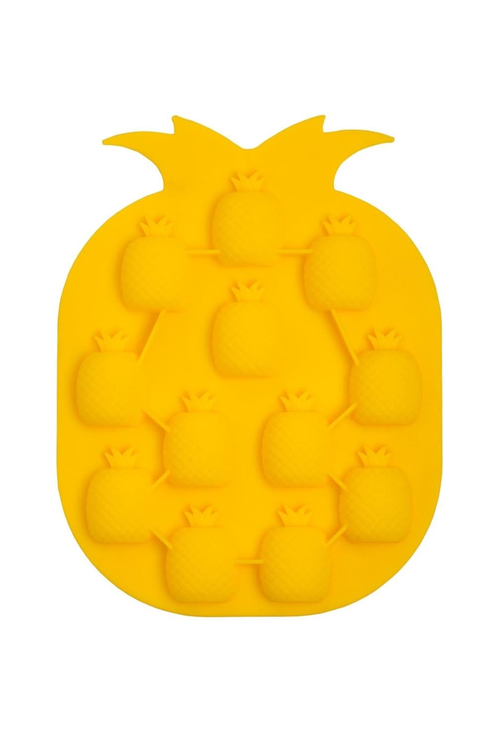 Ernesto Pineapple Ice Cube Mold, Durable Silicone Tray