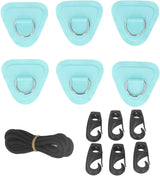 Generic Stainless Steel D-Ring Patches for Inflatable Paddleboards