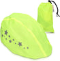 kwmobile Bicycle Helmet Cover - Waterproof Reflective Stars