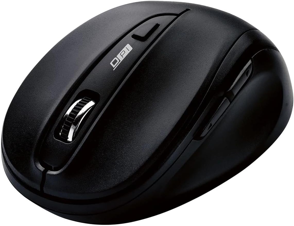 Silvercrest Wireless Ergonomic Right-Hand Mouse Black