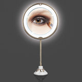 GNTM LED Cosmetic Mirror - 5x magnification, tabletop