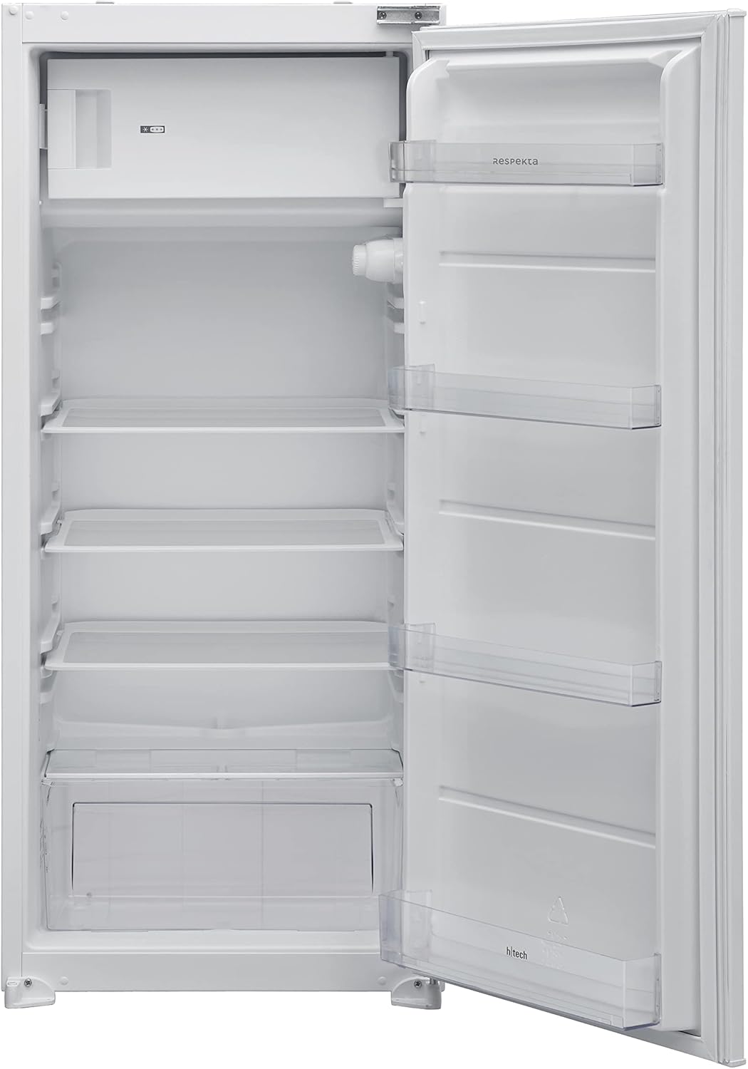 Respekta Built-in Fridge with Freezer - 187L Capacity, White