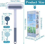 Dollar for Import 11pcs Window Screen Cleaner Tool and Hook Set - Blue, 4-in-1