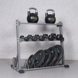 NOALED Multi-Layer Metal Dumbbell Rack - A-Frame Design