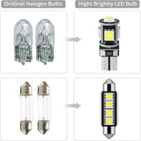 Justech 22-Piece Can-Bus Error Free LED Interior Car Light Bulb Kit - Xenon-White
