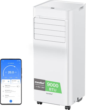 COMFEE' Breezy Cool 2.6 Mobile Air Conditioner - 9000 BTU/h, Smart Control