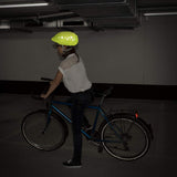 kwmobile Bicycle Helmet Cover - Waterproof Reflective Stars