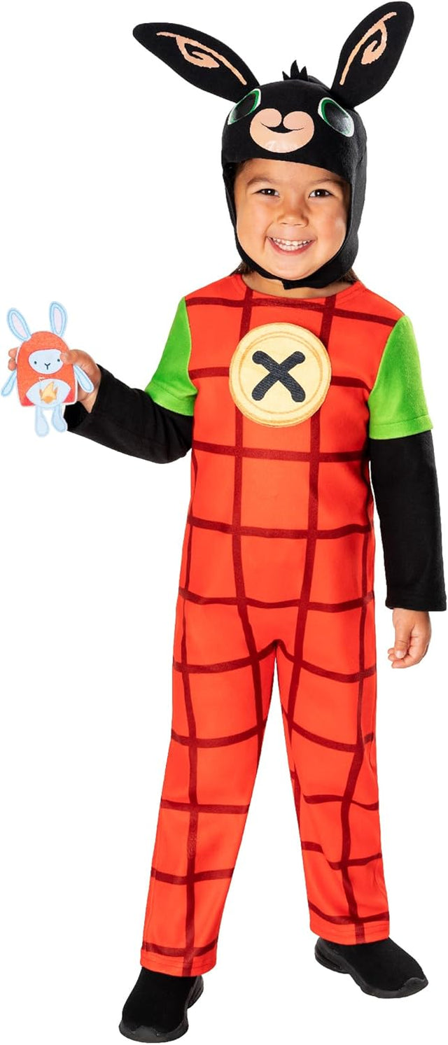 Rubies Official Bing Deluxe Child Costume - Kids Fancy Dress
