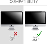 kwmobile Monitor Dust Cover for Apple iMac 21.5" - Black