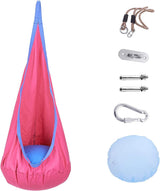 Tomyeus Swing Set Kids Garden Hammock - Portable Indoor Outdoor Chair