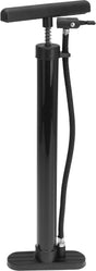 Xq Max Manual Hand Pump Tyre Inflator - Black, with adaptors