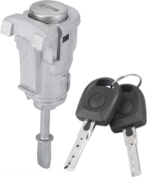 X AUTOHAUX Door Lock Cylinder - Left Side Metal