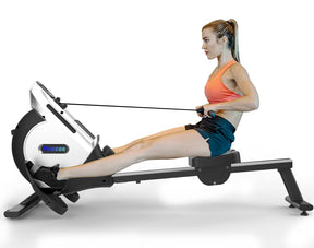Neezee Rowing Machine with LCD monitor and aluminum slide rail