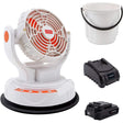 Yard Force LF C36 Battery-Powered Mist Fan with 23 Litre Bucket and Quick Charger