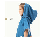 Homelevel Children's Bath Poncho - Multicolor Organic Cotton