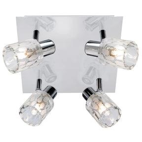 OBI Licata Rondell 4-Piece Spotlight - Chrome with Halogen Bulbs