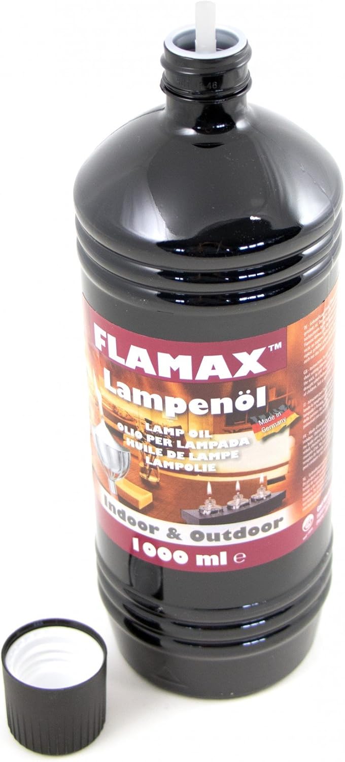 Flamax Transparent Lamp Oil - Odorless and Smokeless Fuel