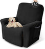 Recliner Chair Cover for Lazy Boy Recliners - Black, Stretch Fabric