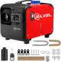 SILVEL 8KW 12V All-in-One Diesel Air Heater with 5L Tank - Portable Vehicle Heating