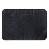 Cartrend Mudguard with Magnetic Holder in black, featuring faux leather and fleece backing.