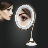 GNTM LED Cosmetic Mirror - 5x magnification, tabletop