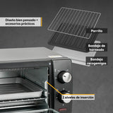 TZS First Austria 10L 800W Mini Oven with 230°C Temp Control