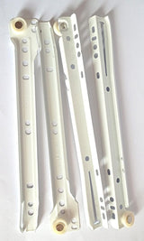 Generic Hardware 20-Inch Drawer Channel Slide Kit - Off-White Metal
